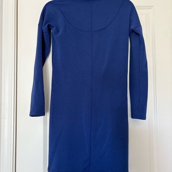 Athleta Women’s Blue Wool Blend Long Sleeve Sweater Dress - Picture 10 of 10